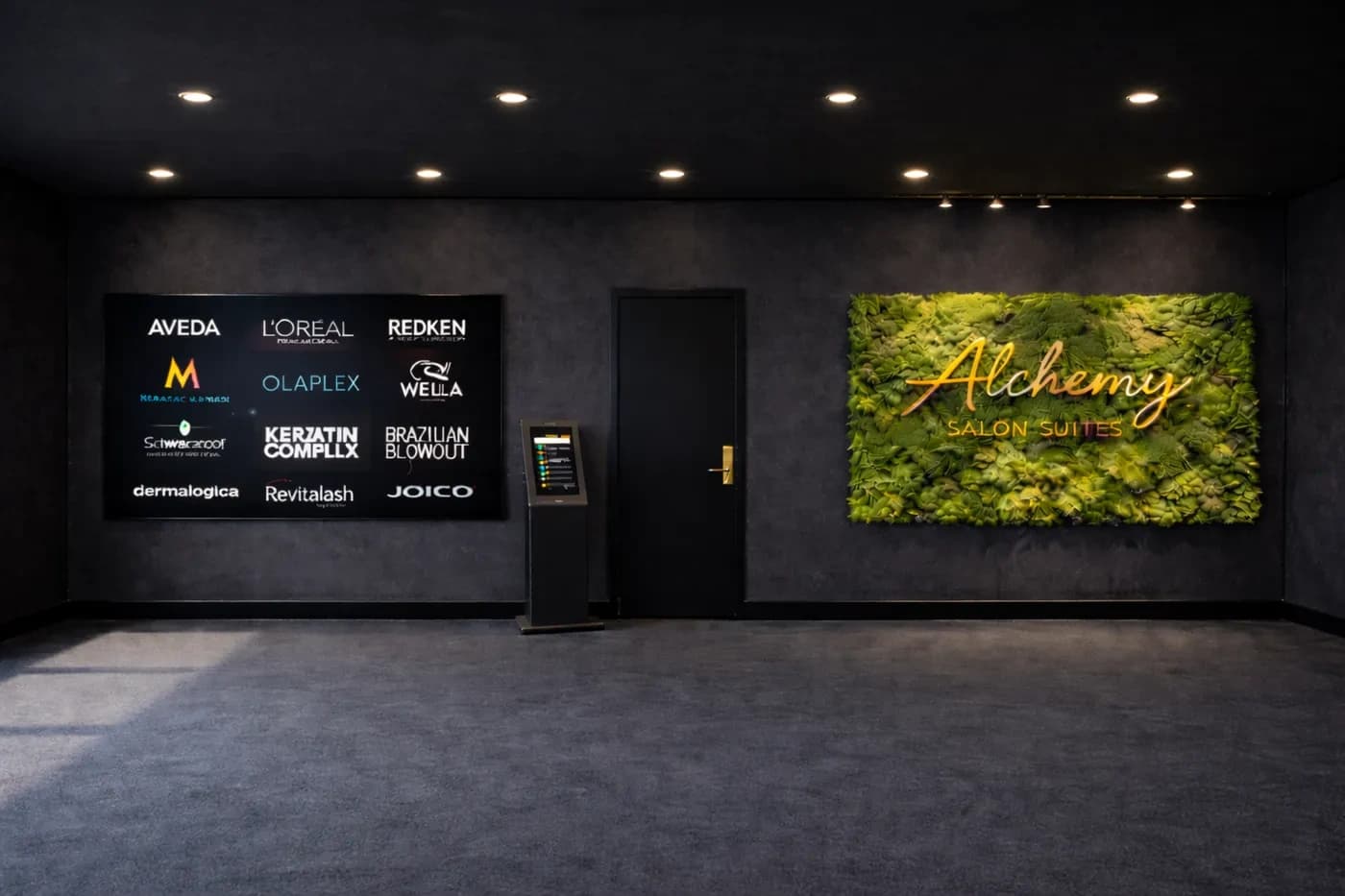 Alchemy Salon Suites Luxury Lobby Reception Rendering